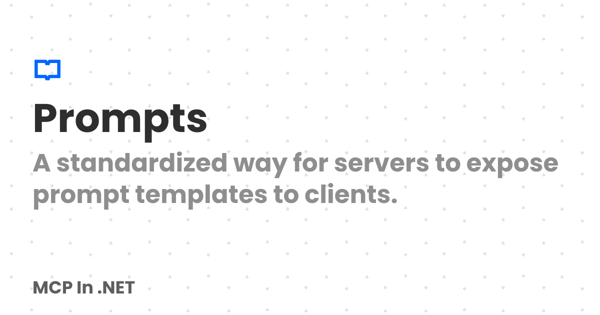 Mcp Prompt Example Prompts | MCP In .NET